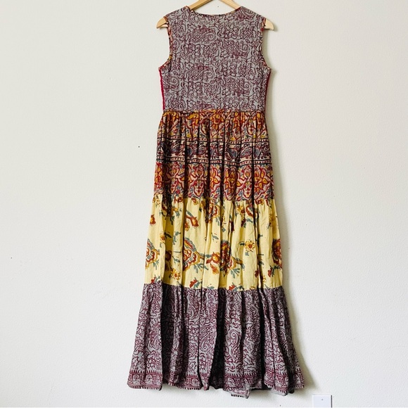 NWT MAISON HOTEL SMALL Eugenie sleeveless patchwork maxi dress in Mullumbimby - Picture 9 of 9